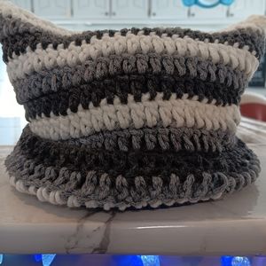 Kitty ear beanie hat